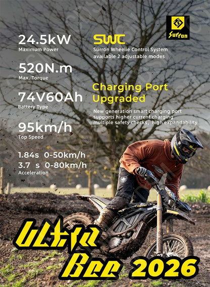 2026 Surron Ultra Bee HP 24.5Kw- PreOrder