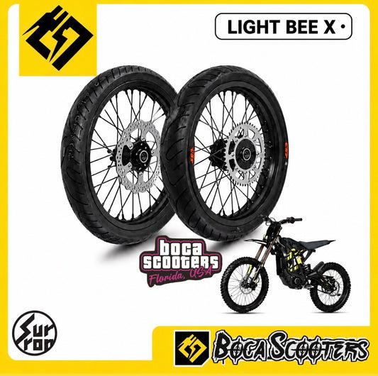 17" Supermoto Wheel Set Surron Lightbee E-Ride Pro 79 Bike
