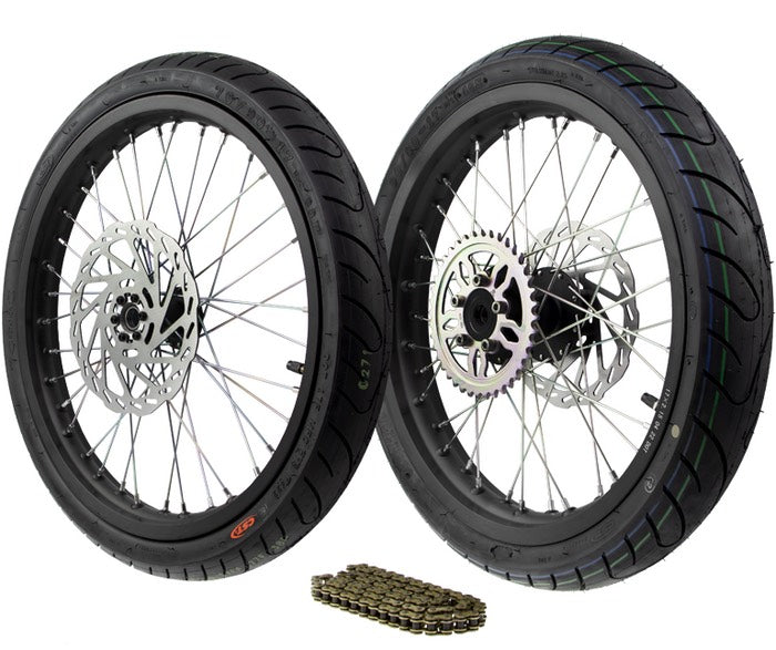 17" Supermoto Wheel Set Surron Lightbee E-Ride Pro 79 Bike
