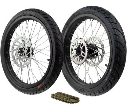 17" Supermoto Wheel Set Surron Lightbee E-Ride Pro 79 Bike