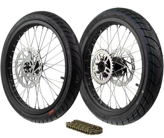 17" Supermoto Wheel Set (Surron Lightbee & E-Ride Pro)